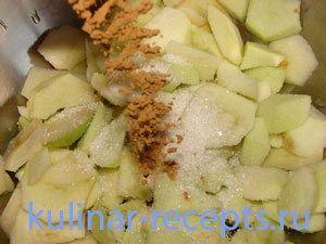 Дрожжевой пирог с яблоками рецепт