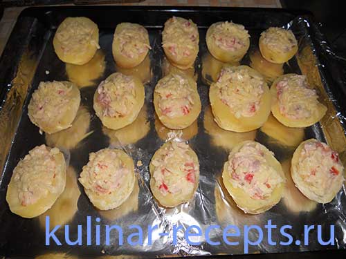 Фаршированный картофель Фаршированный картофель рецепт